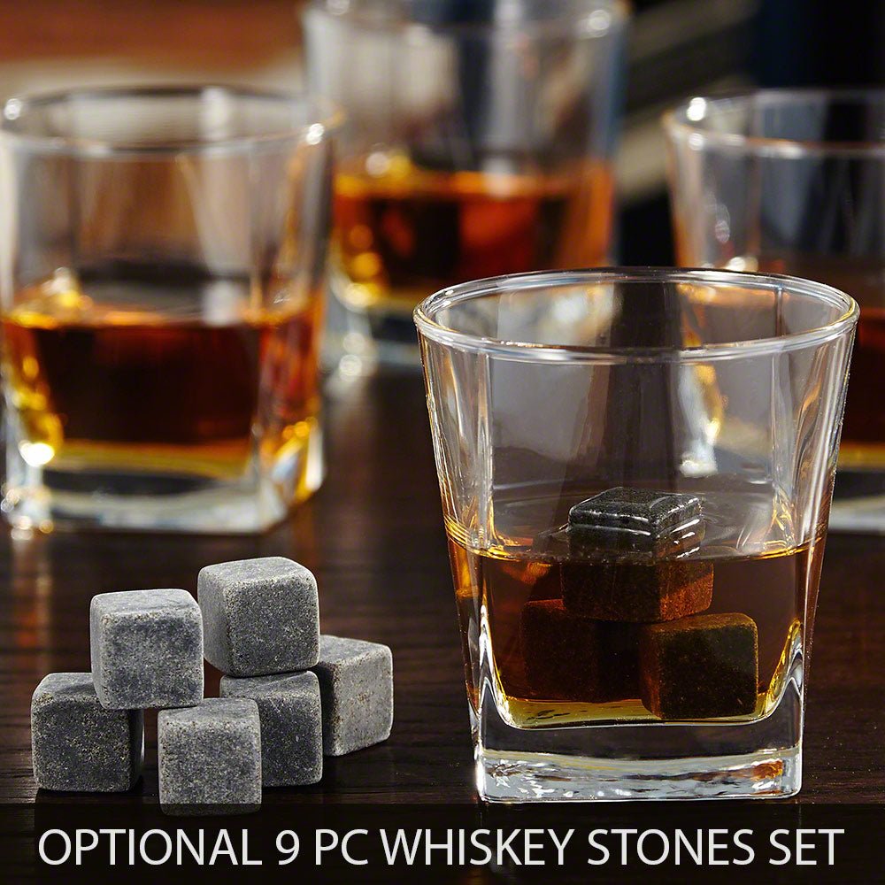 Custom Rutherford Whiskey Glass Set, Set of 4