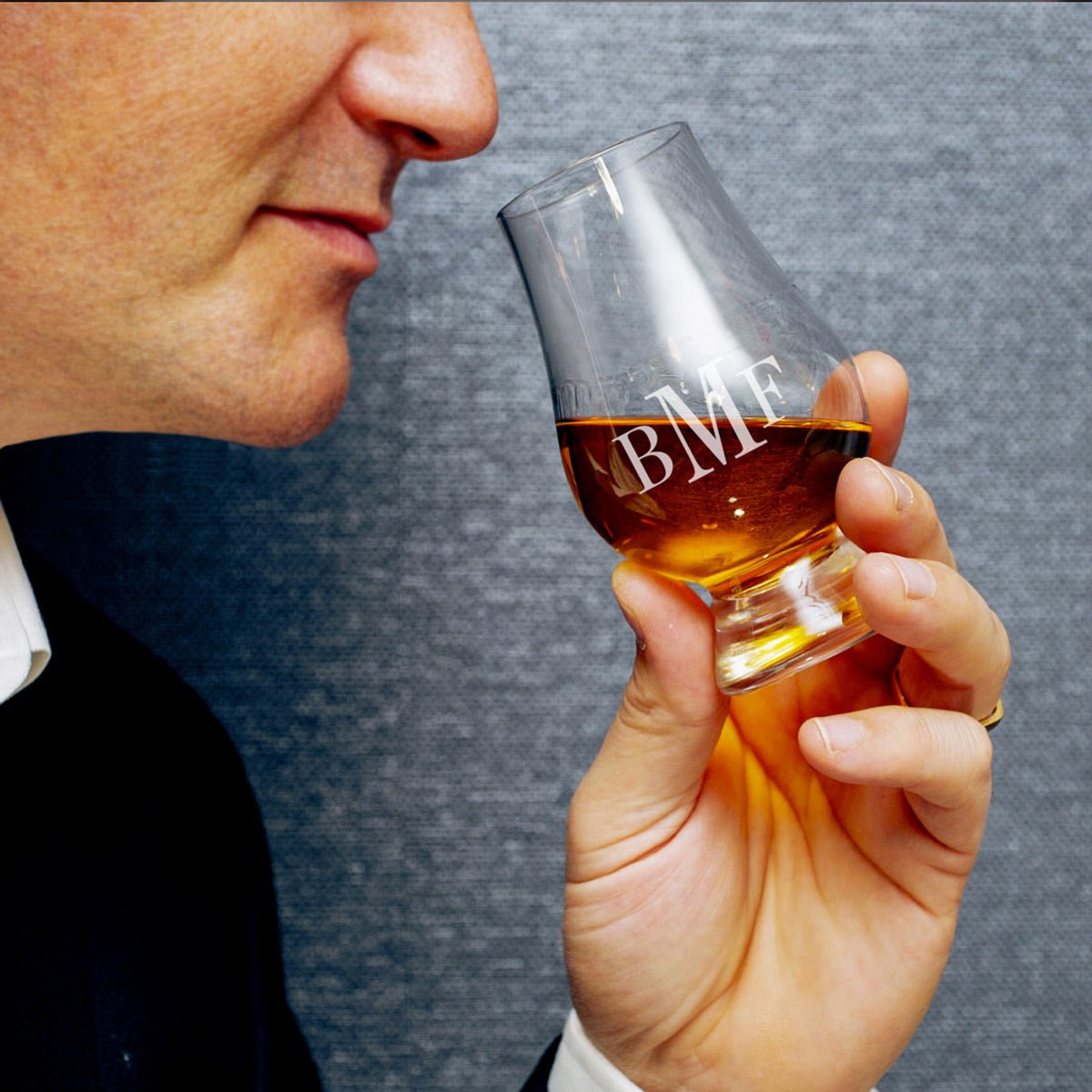 Custom Serving Tray with Glencairn Glasses