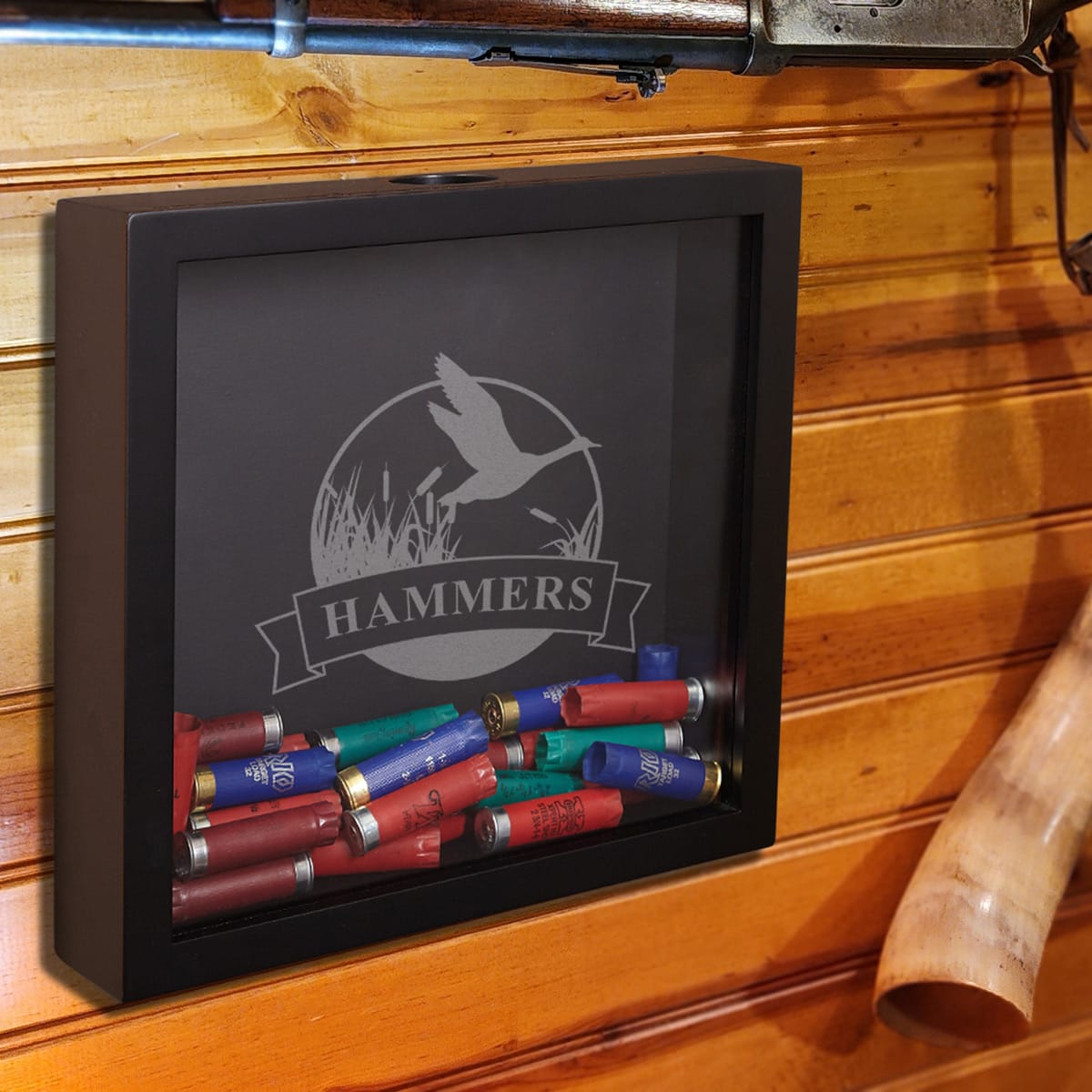 Custom Trophy Shotgun Shell Display Case for Hunters