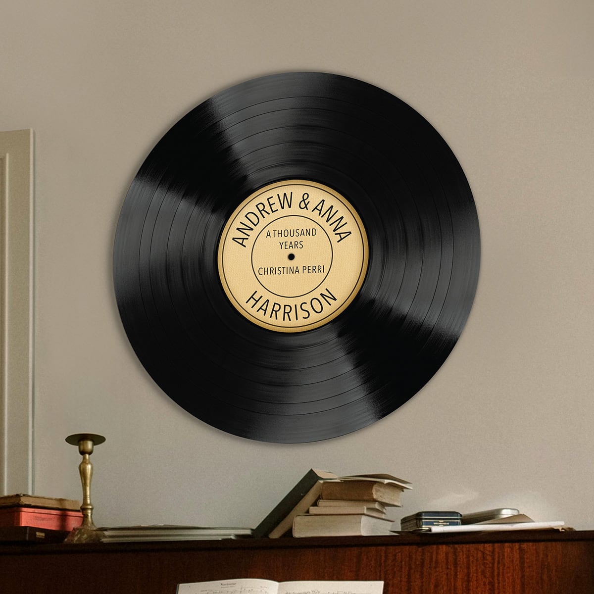 Custom Vinyl Album Wood Sign