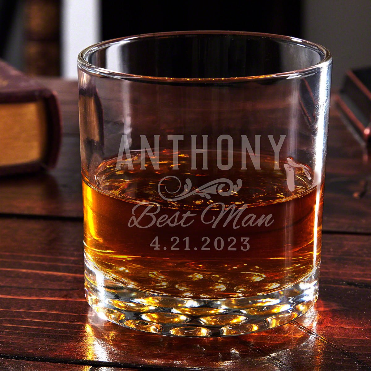 Best Man Gift Ideas Or Groomsman, Groomsmen, Usher Momento Personalised Heavy Glass Tumbler For Whiskey etc... hotsell