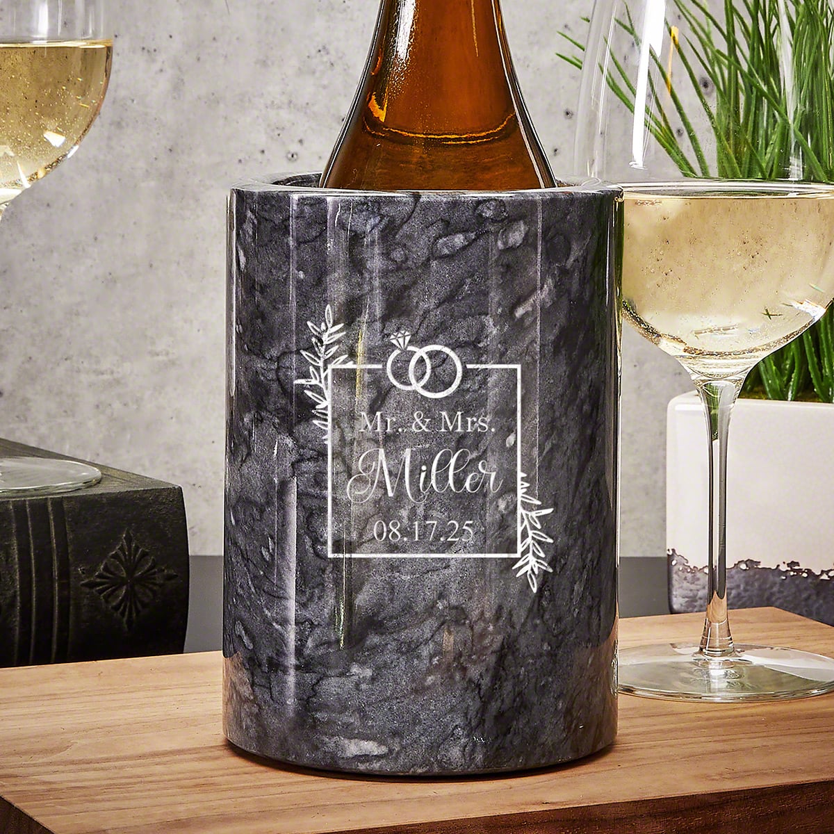 Customized Marble Wine Chiller
