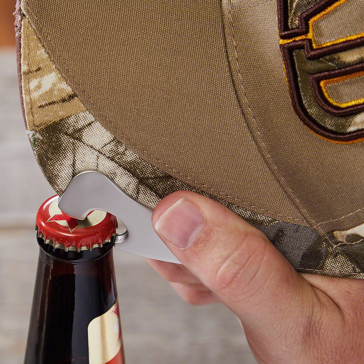 DAD Camouflage Snapback Cap With Bottle Opener