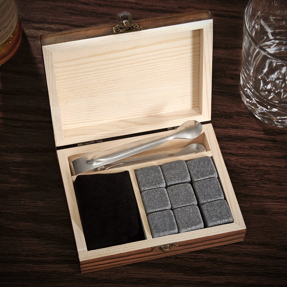 Firefighter Brotherhood Boxed Whiskey Stone Set with Axe
