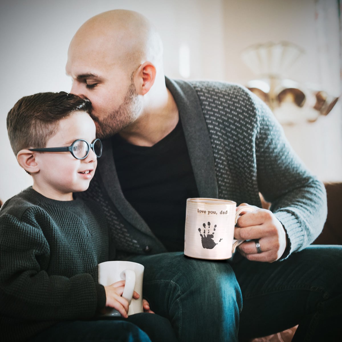 DIY Baby Handprint Mug Kit - Gift for New Dad