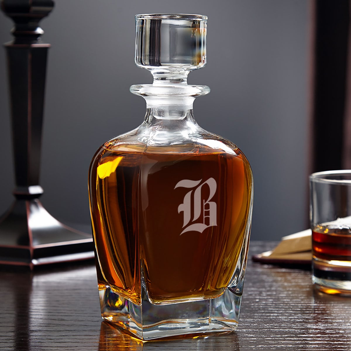 Draper Personalized Whiskey Decanter