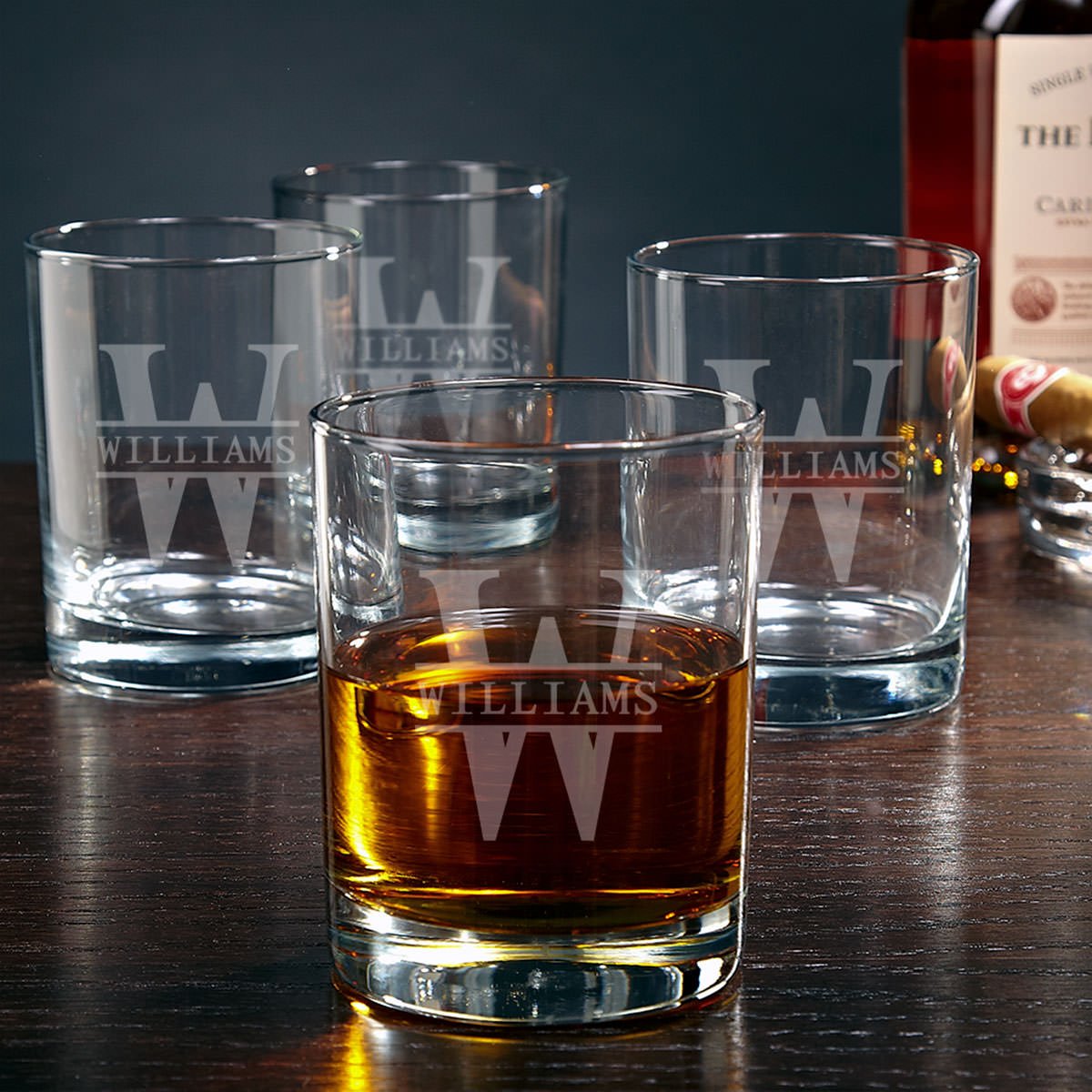 Eastham Personalized Rocks Glasses, Set of 4