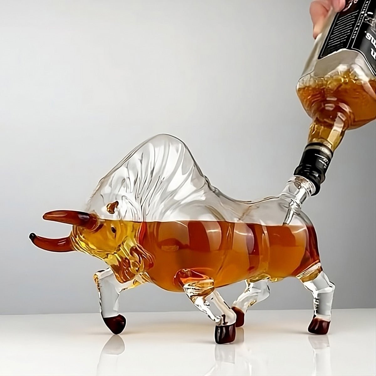 El Matador Bull Whiskey Decanter