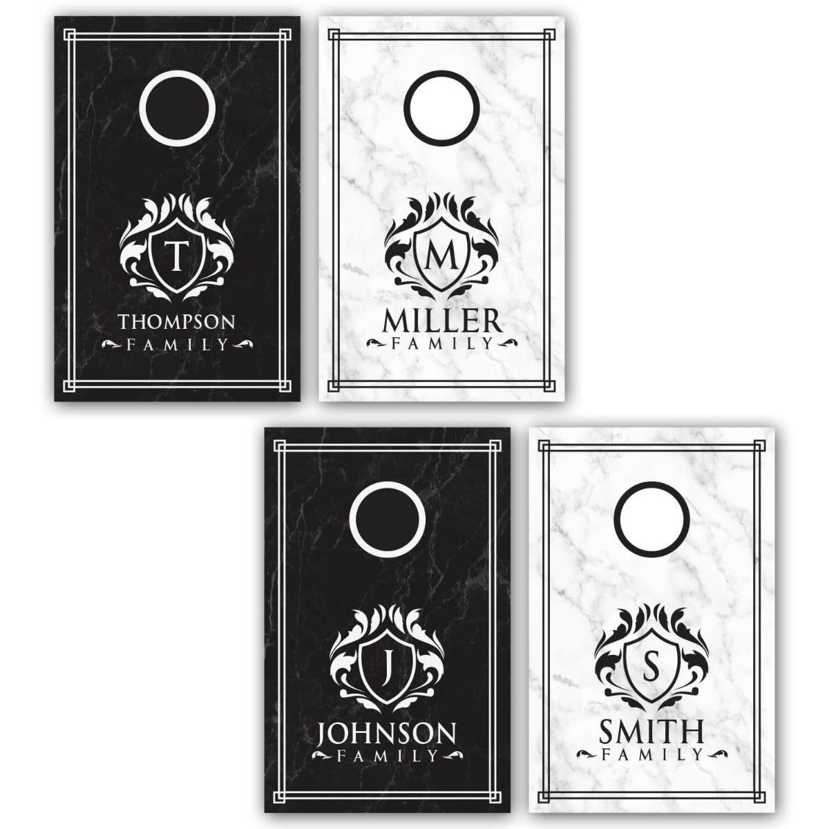 English Crest Custom Cornhole Toss Game - Set of 2 Cornhole Boards 
