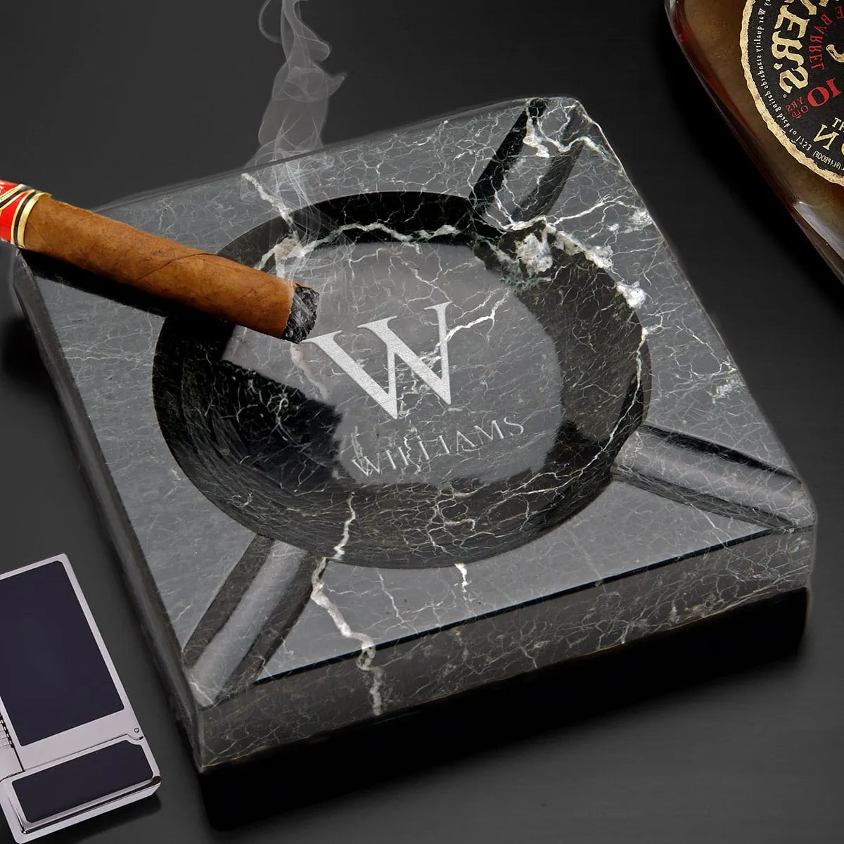 Engravable Cigar Marble Ashtray