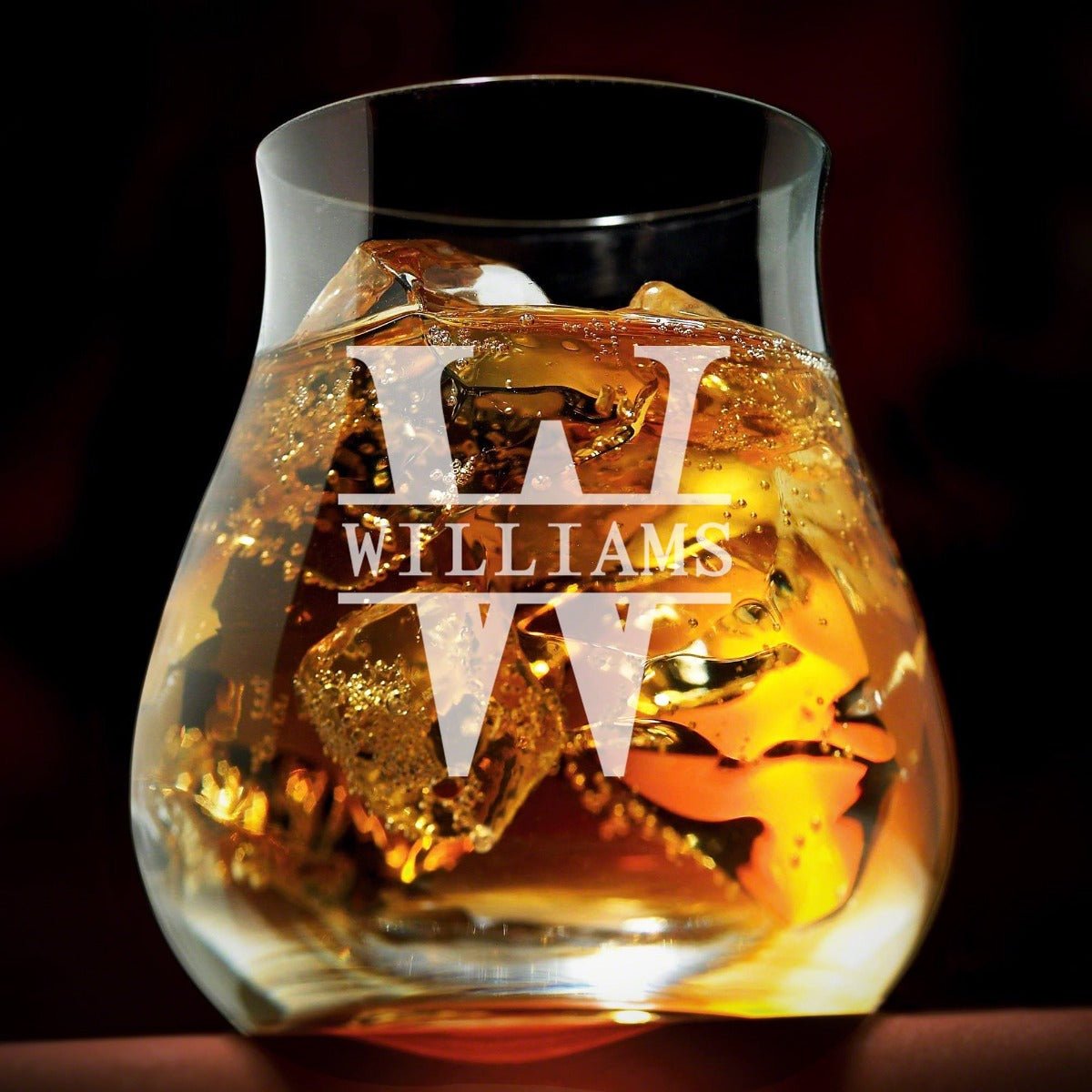 Engraved Canadian Glencairn Whisky Glass