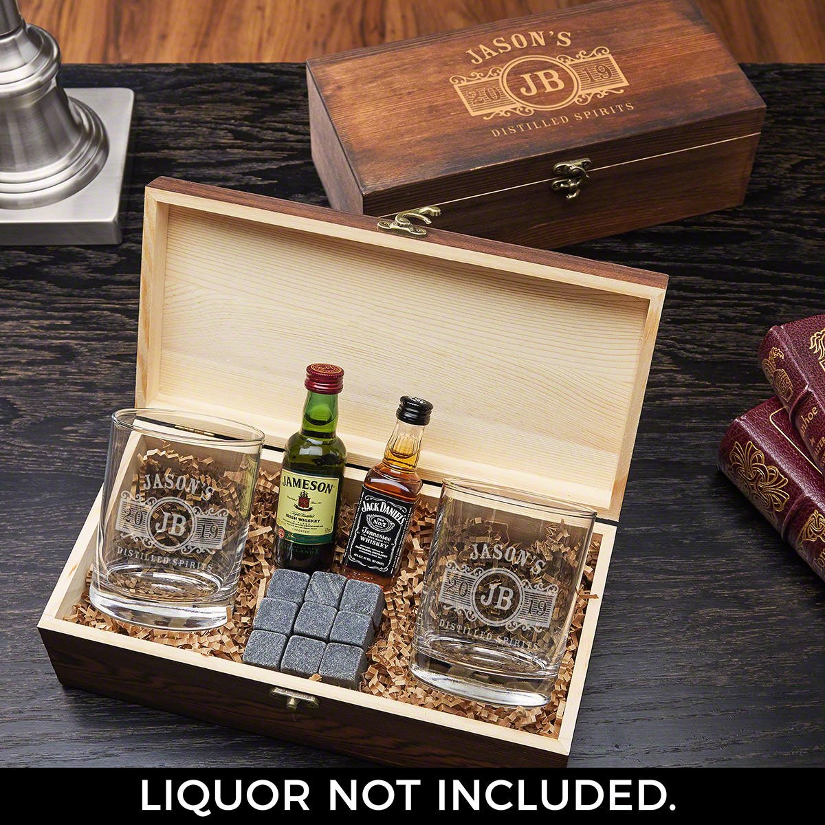 Dad I Love You Whiskey selling Stones and Glasses Gift Set, Whisky Rocks Chilling Stones in Wooden Gift Box, Gift Set for Men, Father Day.