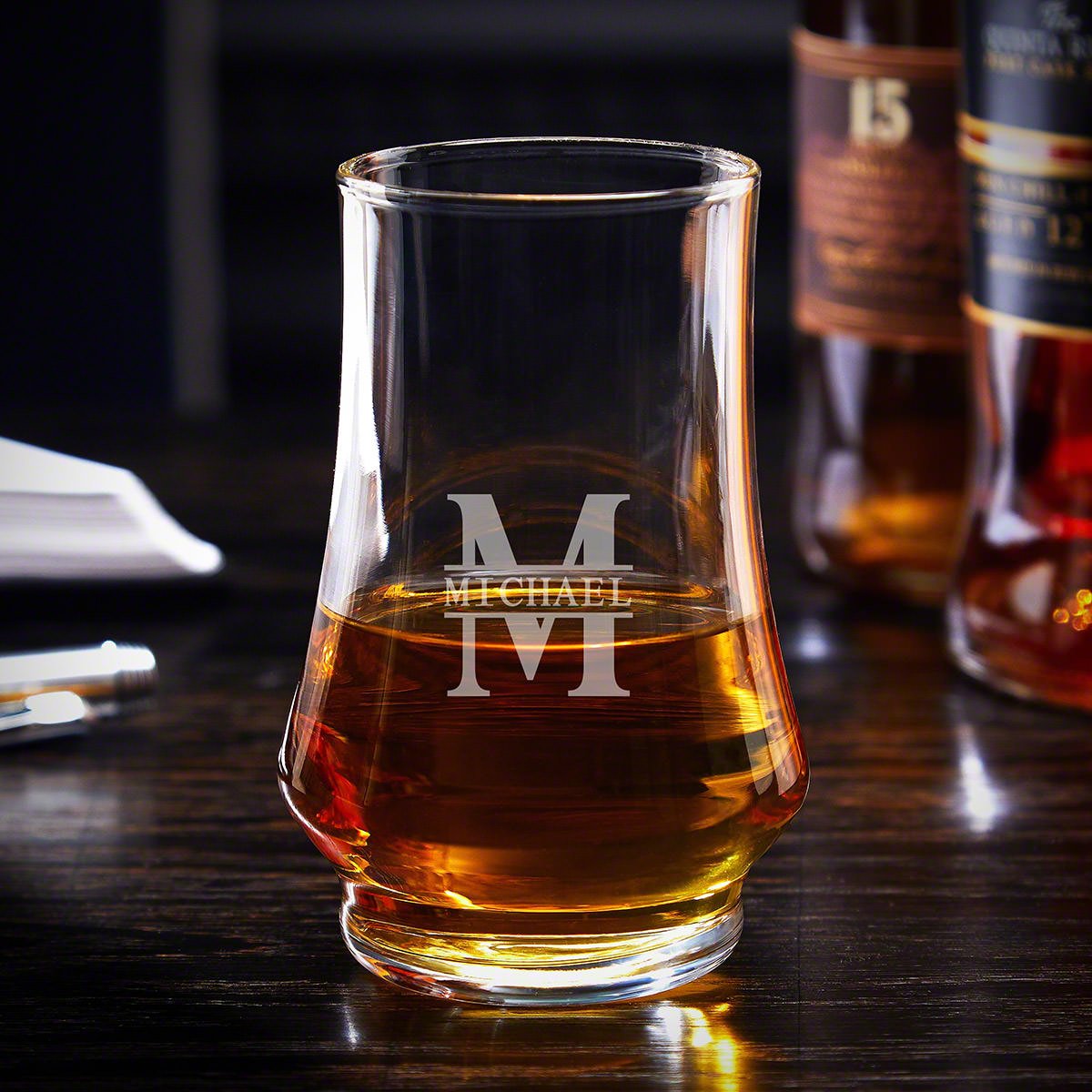 Engraved Kenzie Whisky Tasting Glass