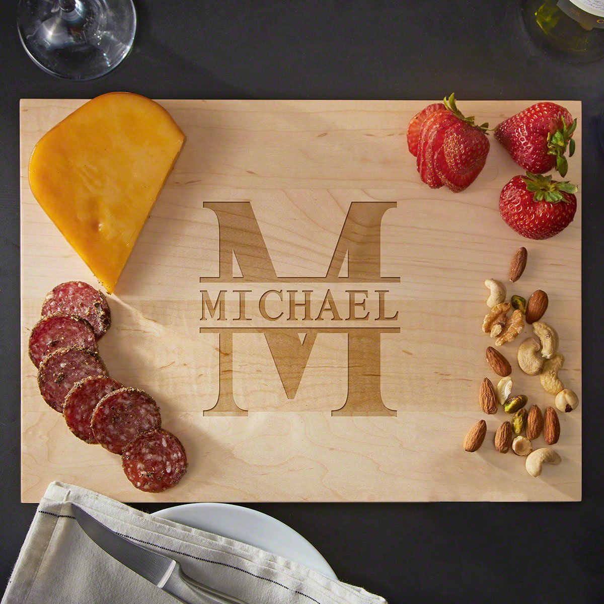 Engraved Maple Cutting Board - Small (0.75in Thick)