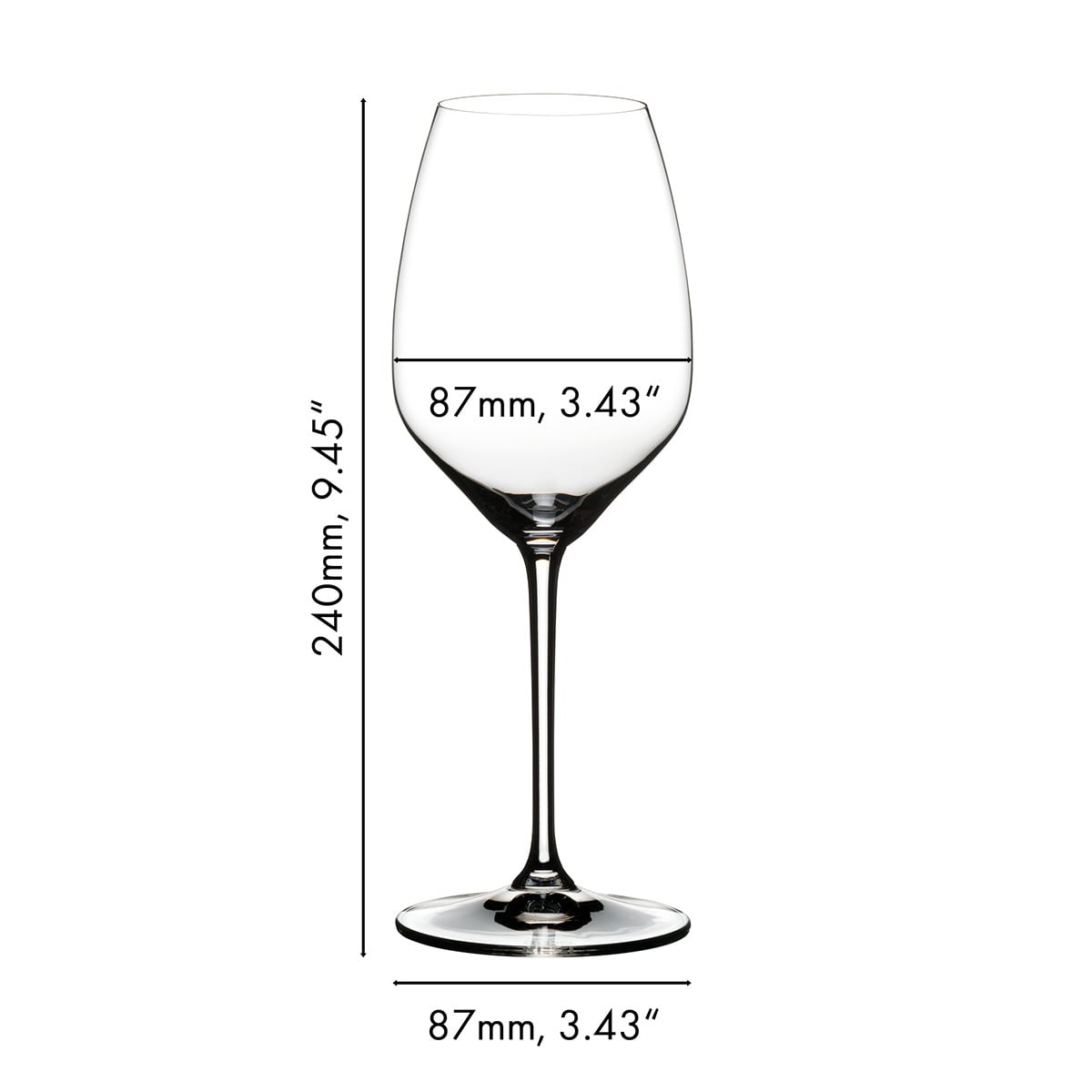 Engraved Riedel Wine Glass, White Wine - Set of 2