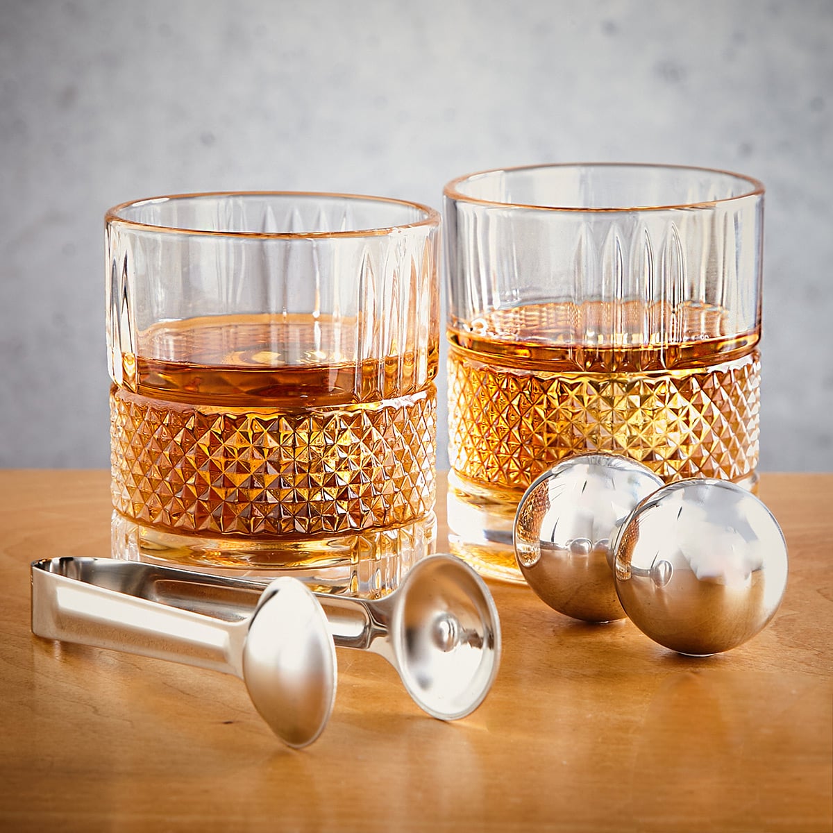 Eston Whiskey Gift Set with Spinning Rocks Glasses