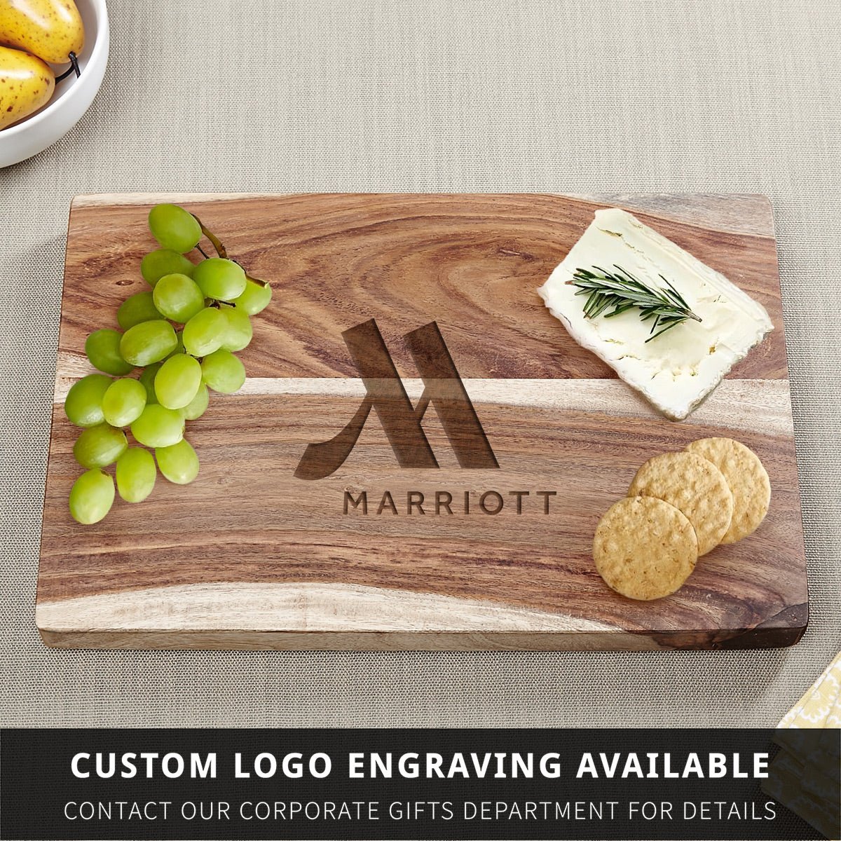 Exotic Hardwood Personalized Cutting Board - (1in Thick)