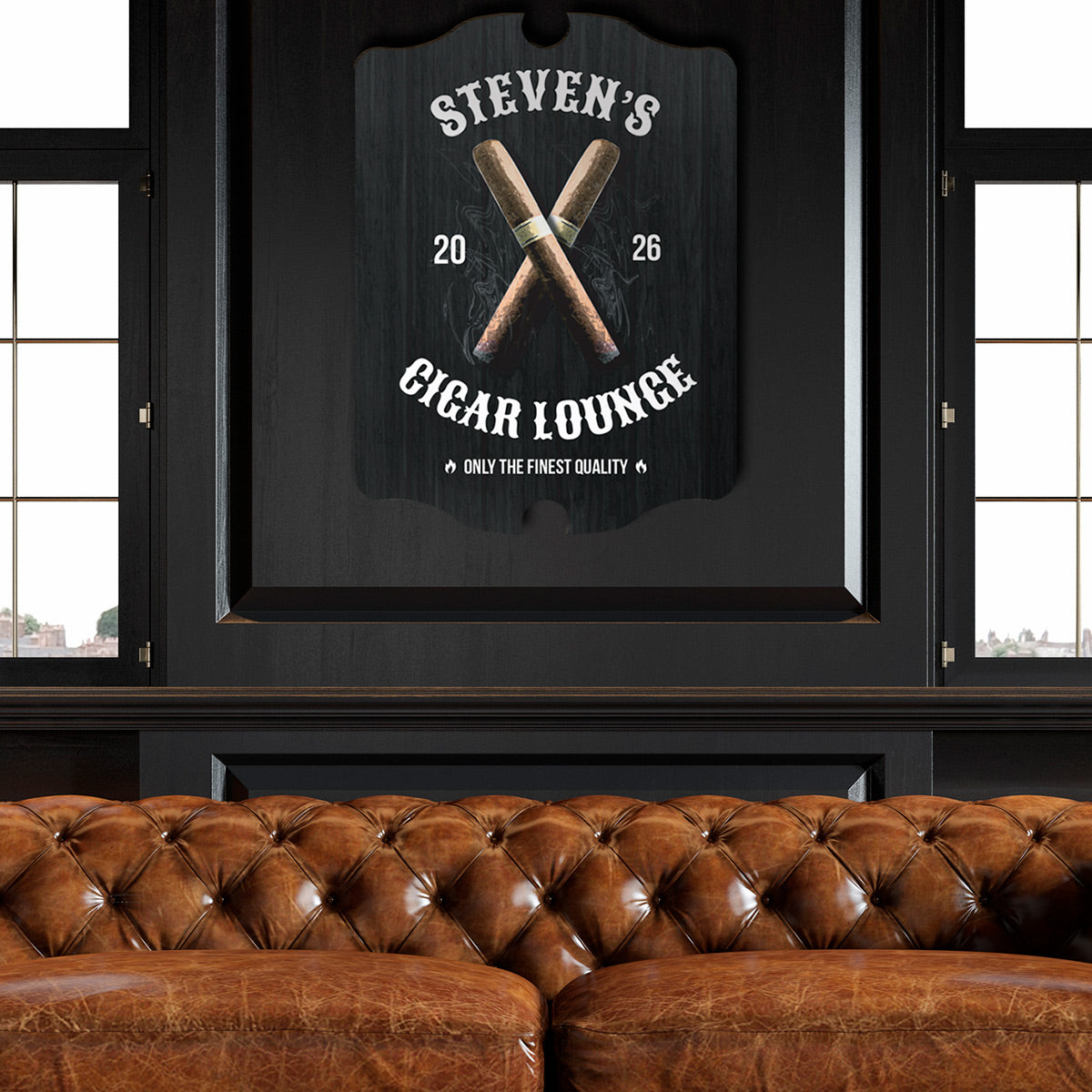 Finest Quality Cigar Personalized Wall Sign