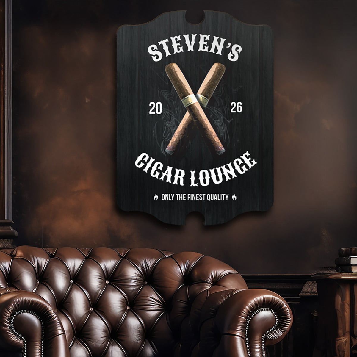 Finest Quality Cigar Personalized Wall Sign