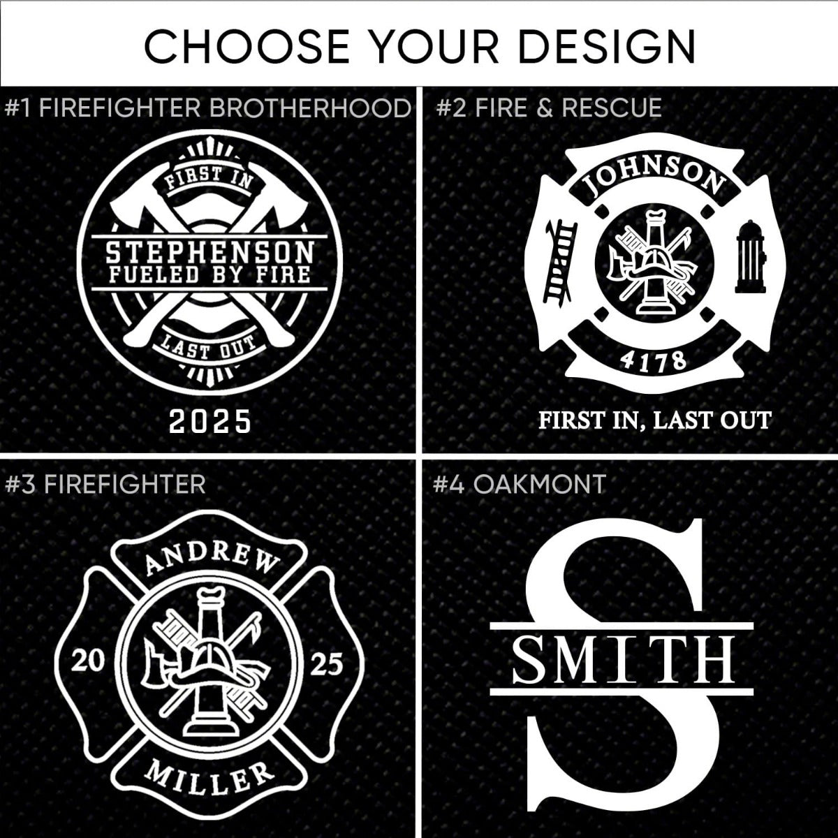 Personalized Grill Accessories for Firefighters