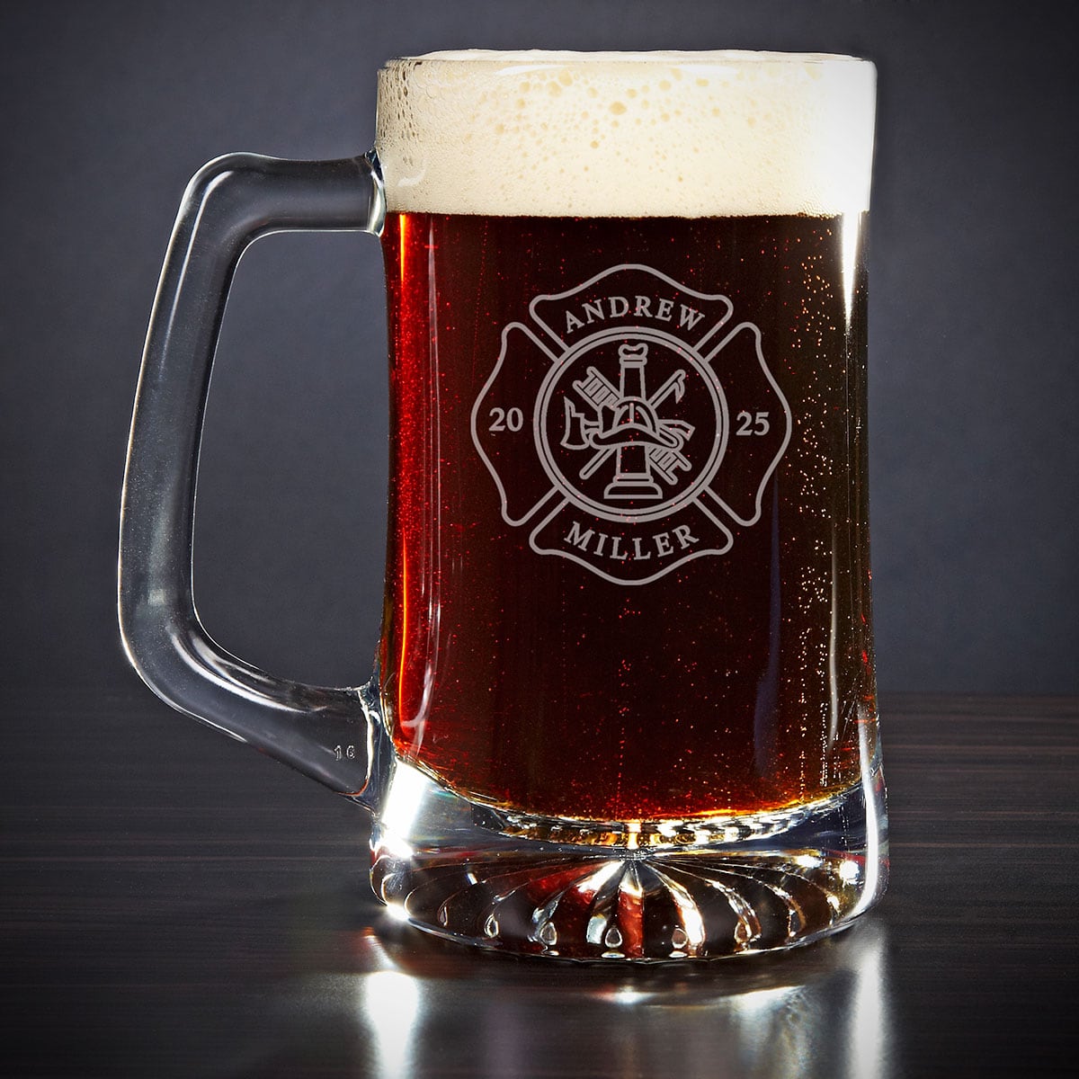 Firefighter Personalized Beer Mug