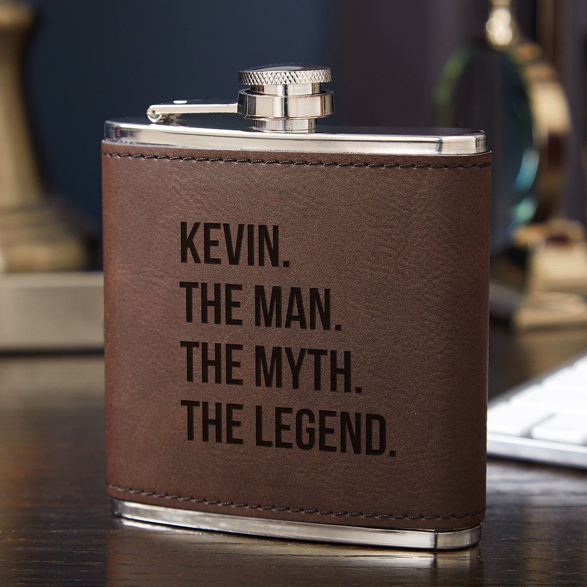 Fitzgerald Custom Leather Flask