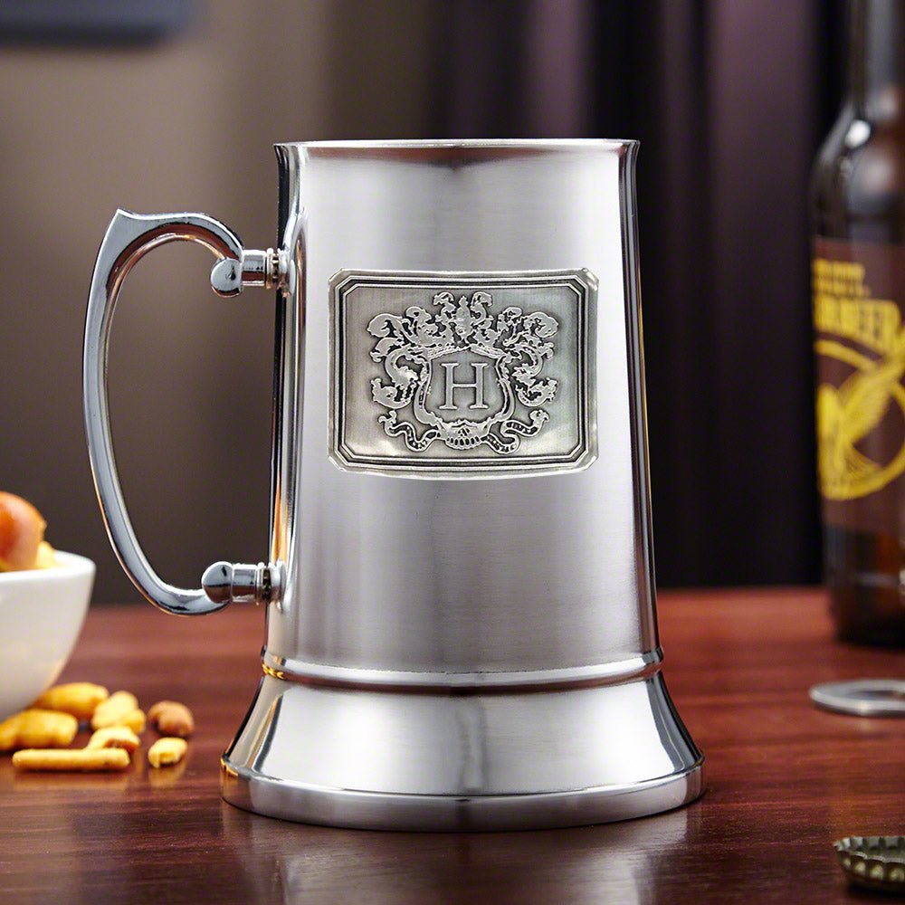 Gallant Gunmetal Personalized Beer Mug