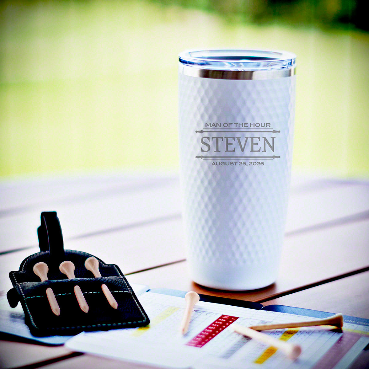 Personalized Golf Gifts for Men with Coffee Tumbler