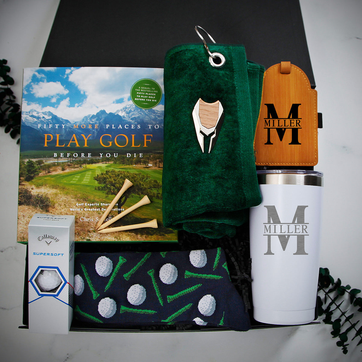St. Andrews Golf Gift Basket  - Golf Accessories for Men