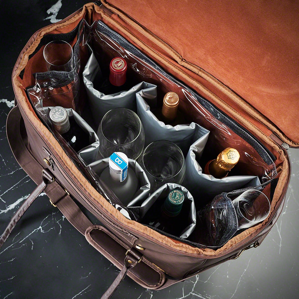 Travel fashion wine cooler bag