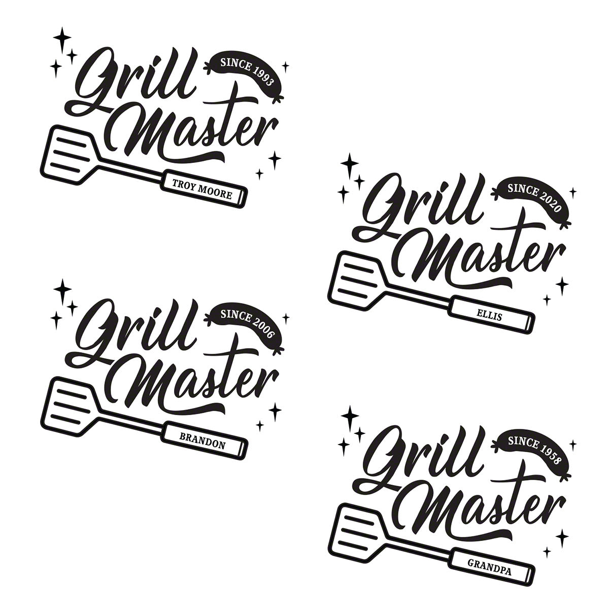 Personalized Grilling Tools Grill Master