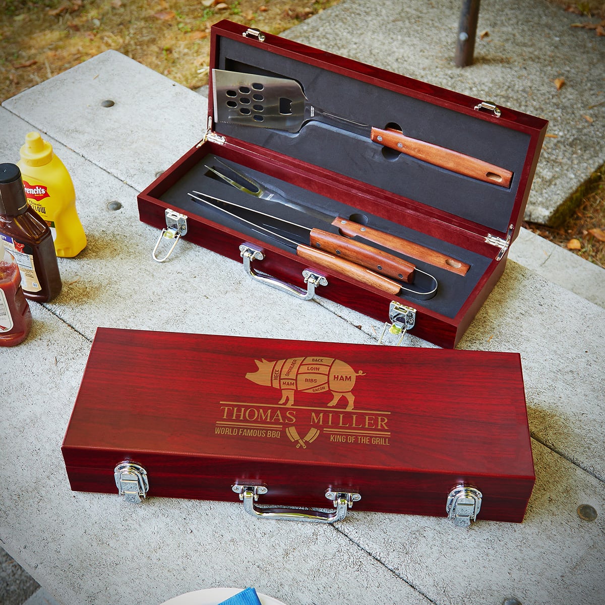 Personalized Set of Grilling Tools