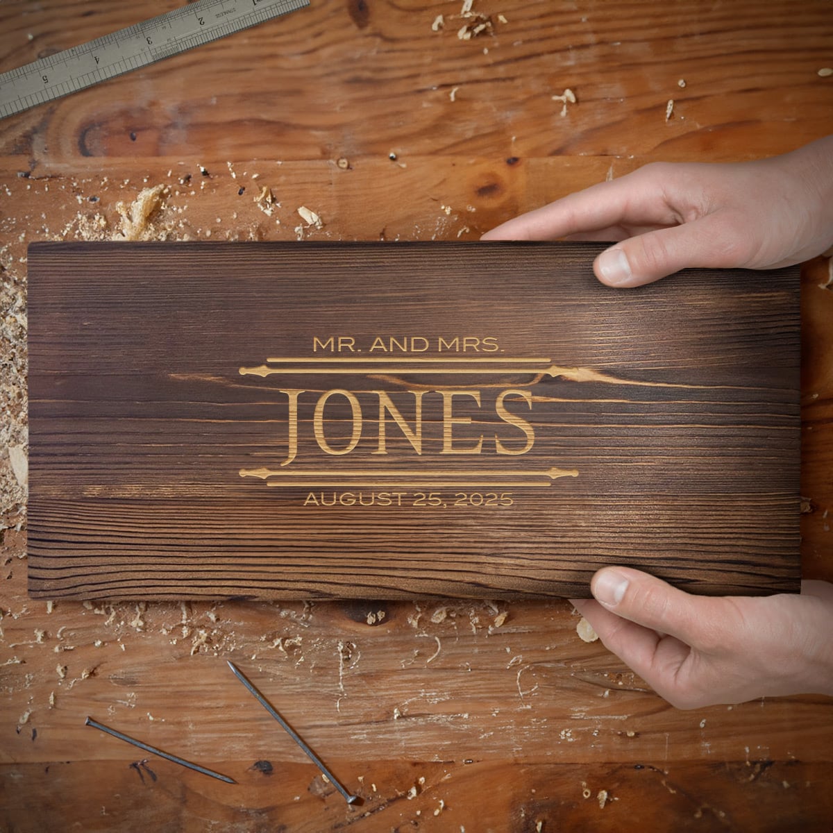 Handcrafted Bonds Personalized Hammer