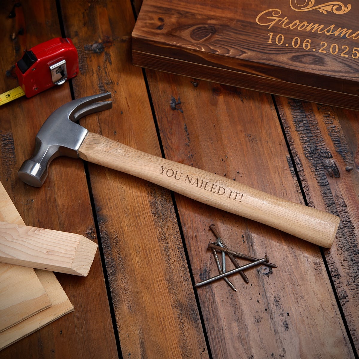 Handcrafted Bonds Personalized Hammer