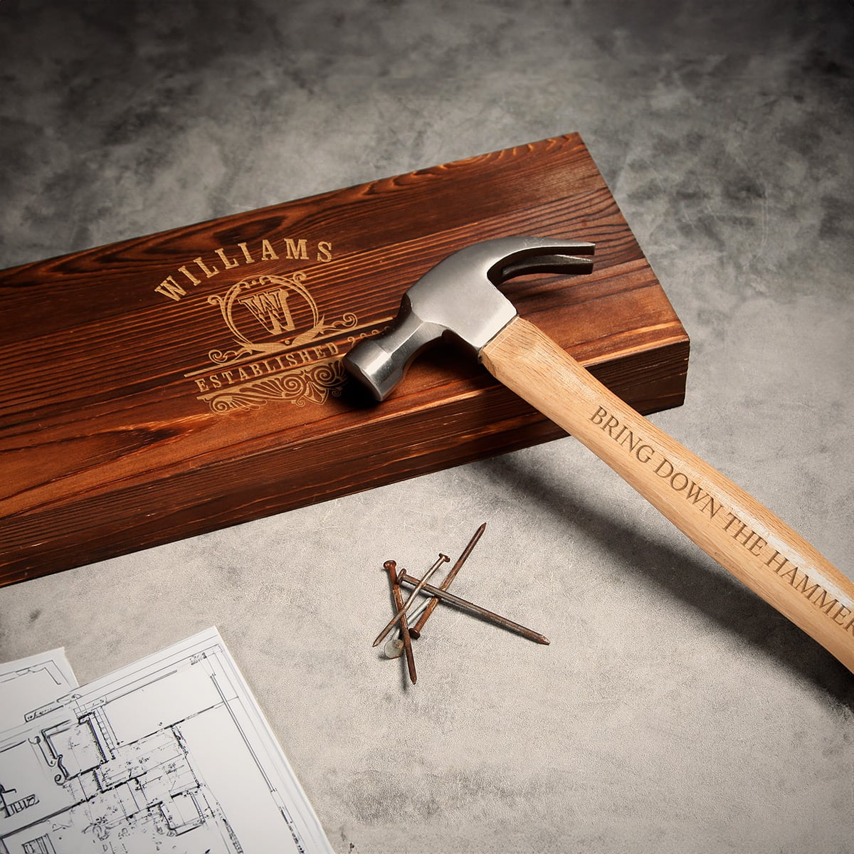 Handcrafted Bonds Personalized Hammer