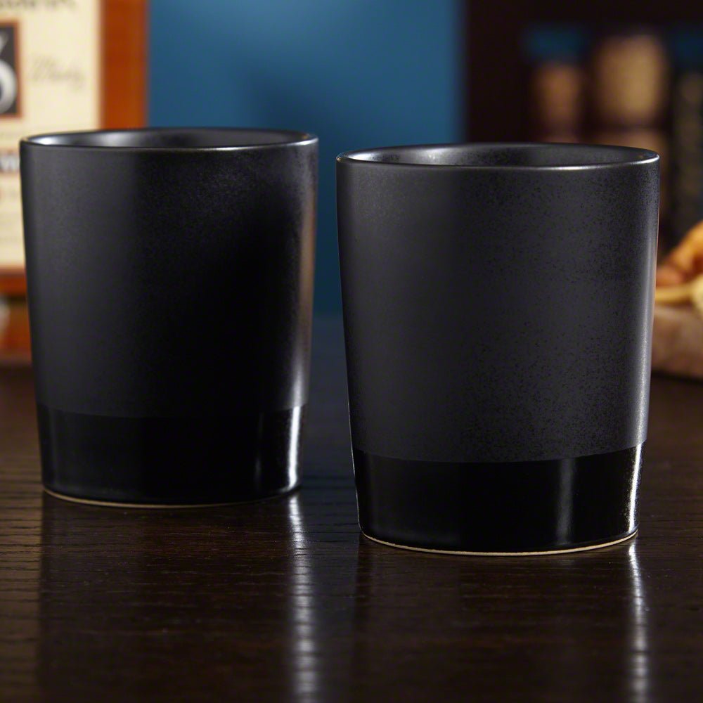 Haywood Ceramic Whiskey Tumbler Set of 2