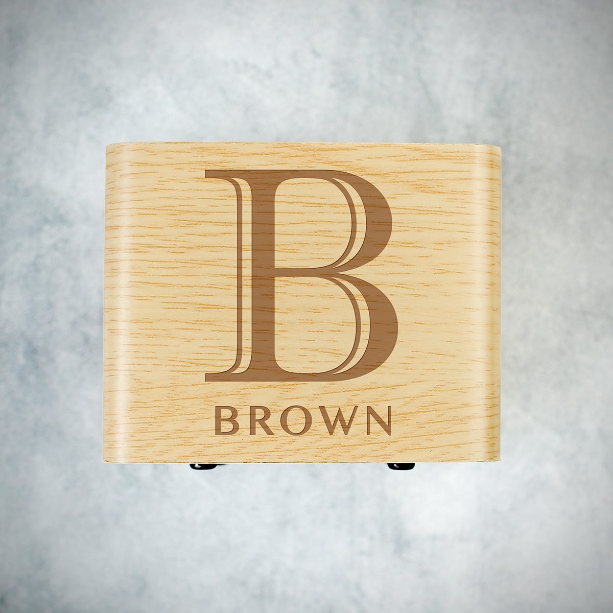 Personalized Bluetooth Speaker with Bamboo