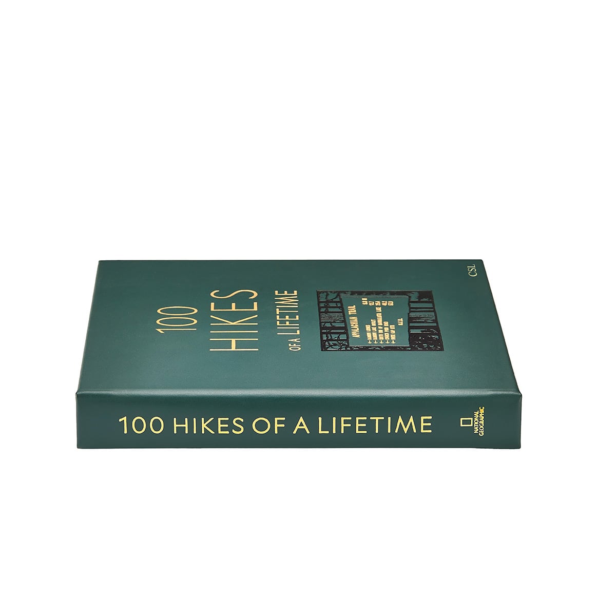 100 Hikes of a Lifetime, Personalized Leather Bound Book