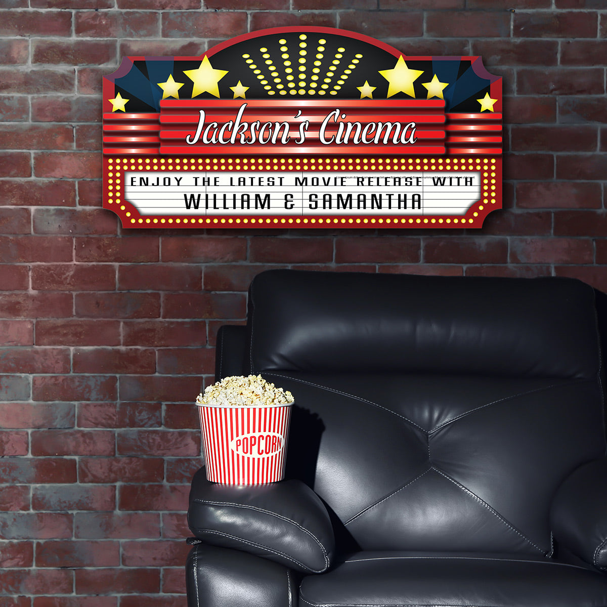 Custom Home Theater Movie Marquee Sign