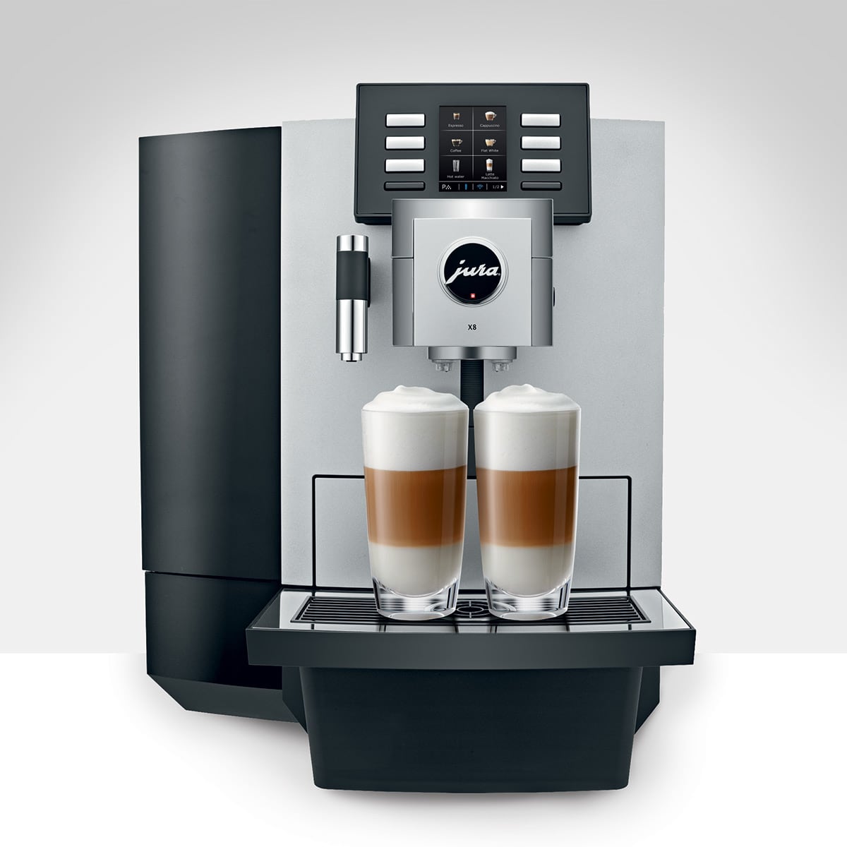 JURA X8 Professional Automatic Coffee Machine, Platinum