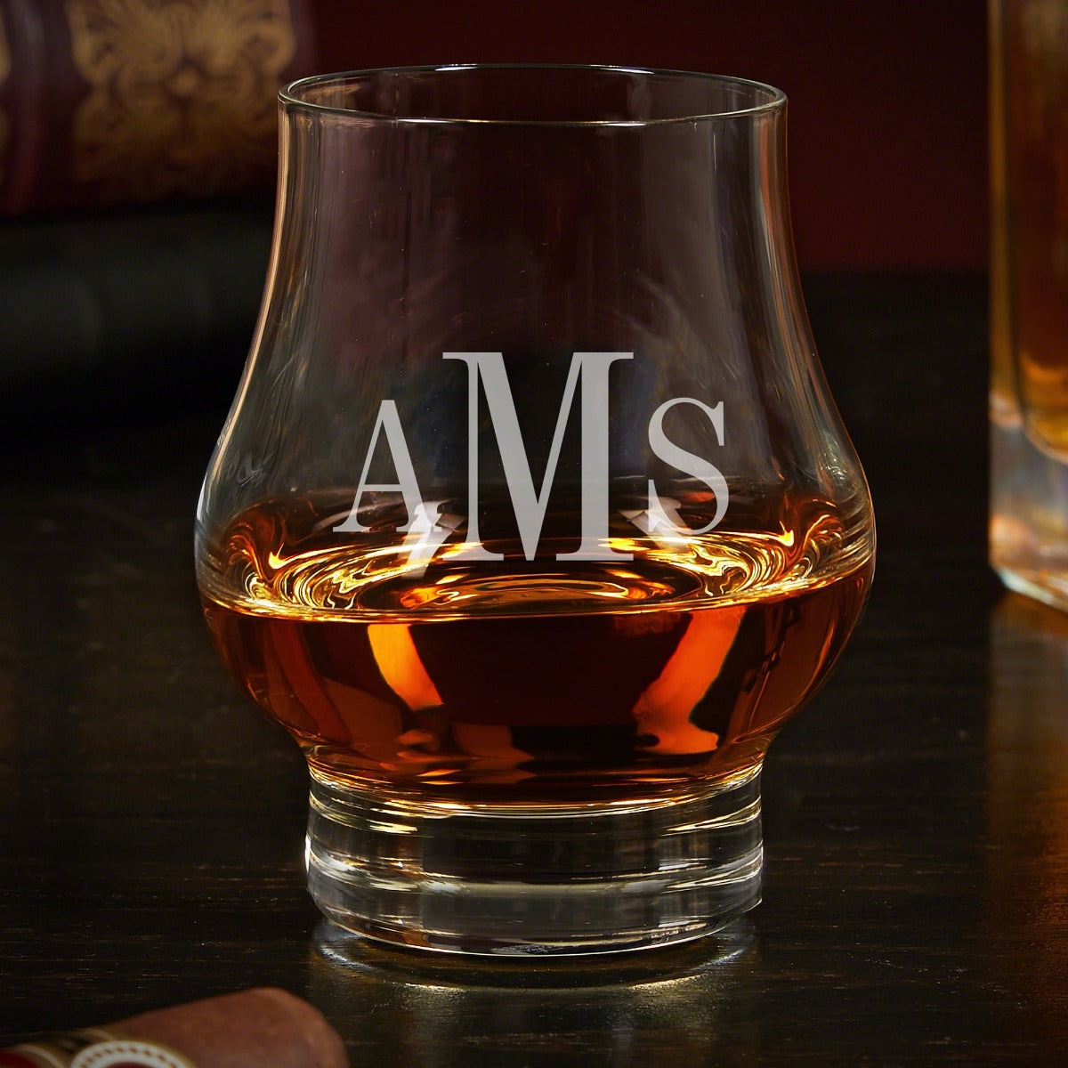 Custom Official Kentucky Bourbon Whiskey Tasting Glasses, Set of 4 