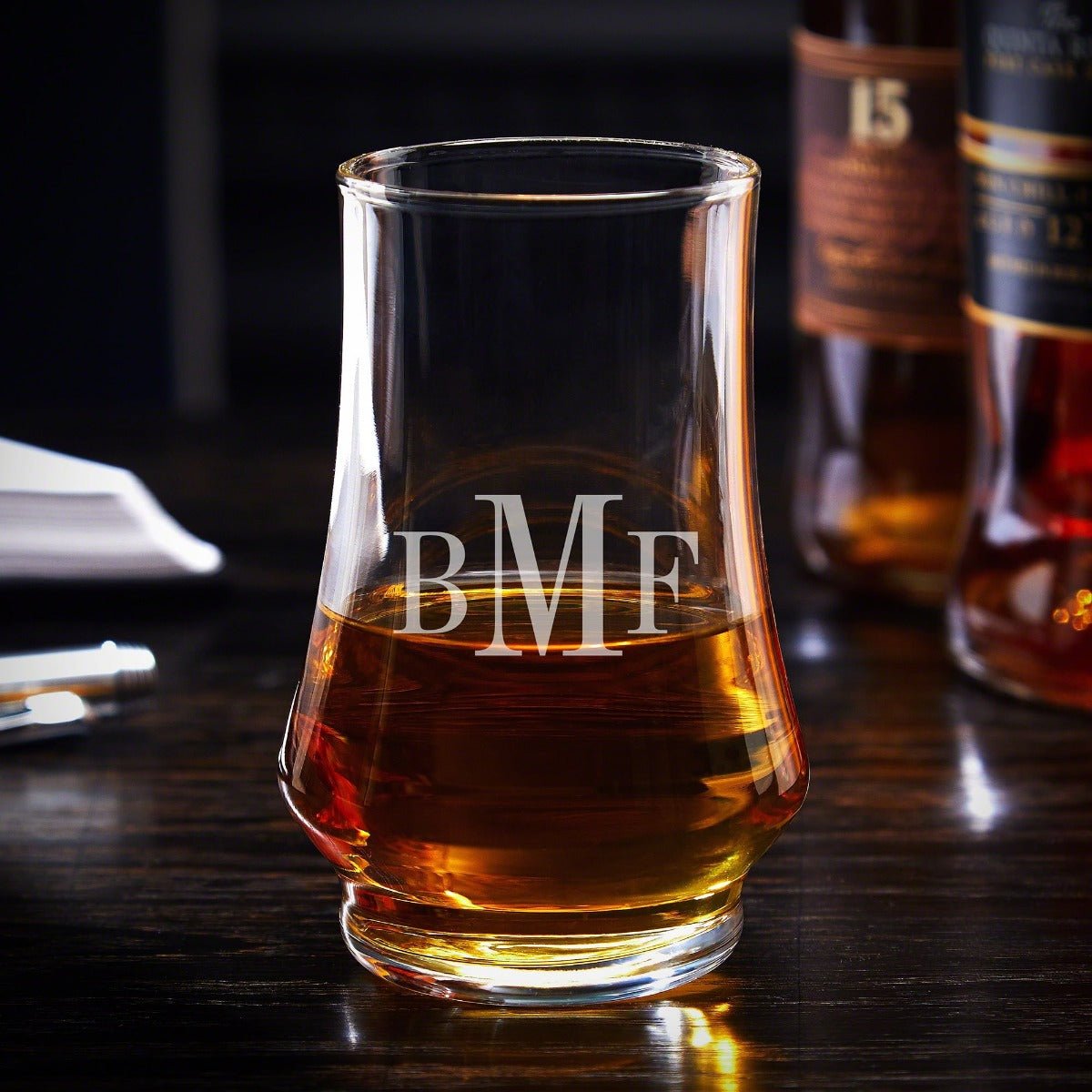 Kenzie Personalized Whiskey Tasting Glasses Set of 4