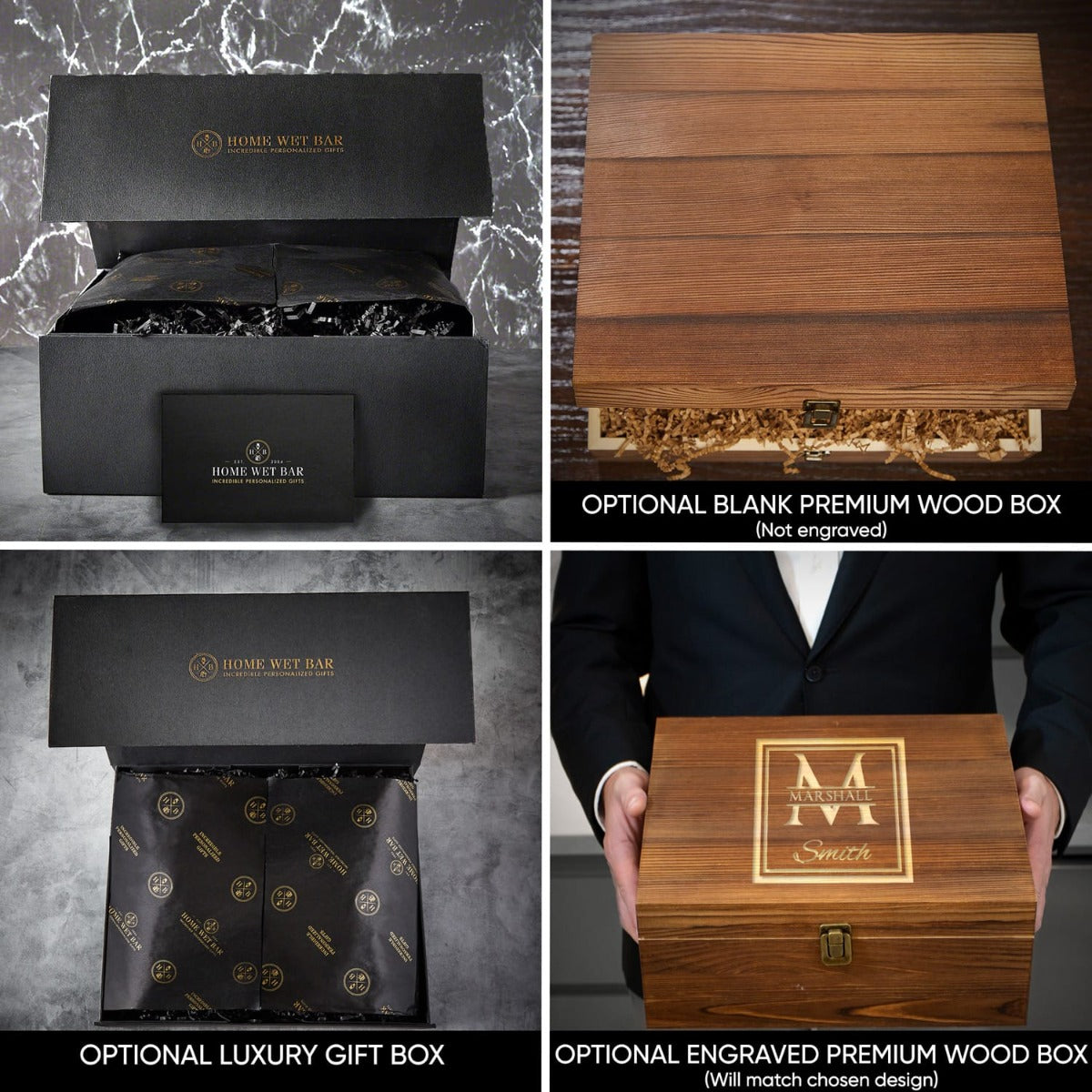 Personalized Set of Groomsmen Gifts