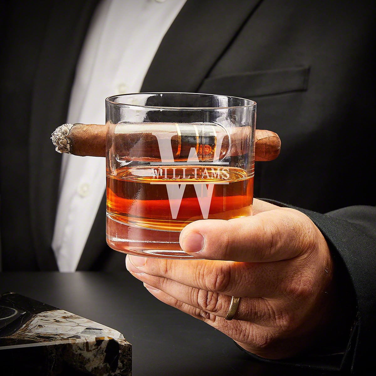 Oxley Round Cigar Glass for Whiskey