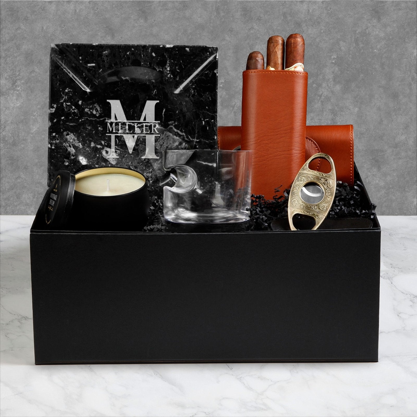 Luxury Cigar Gift Set with Reddington Guillotine Cigar Cutter