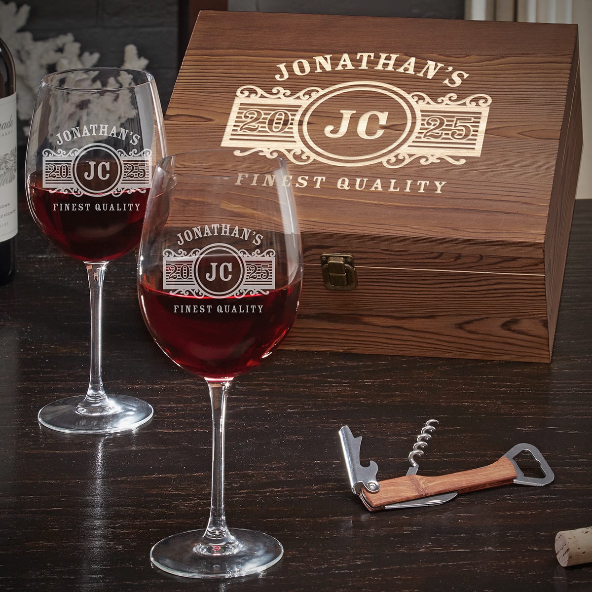 Personalized Wine Gift for Couples