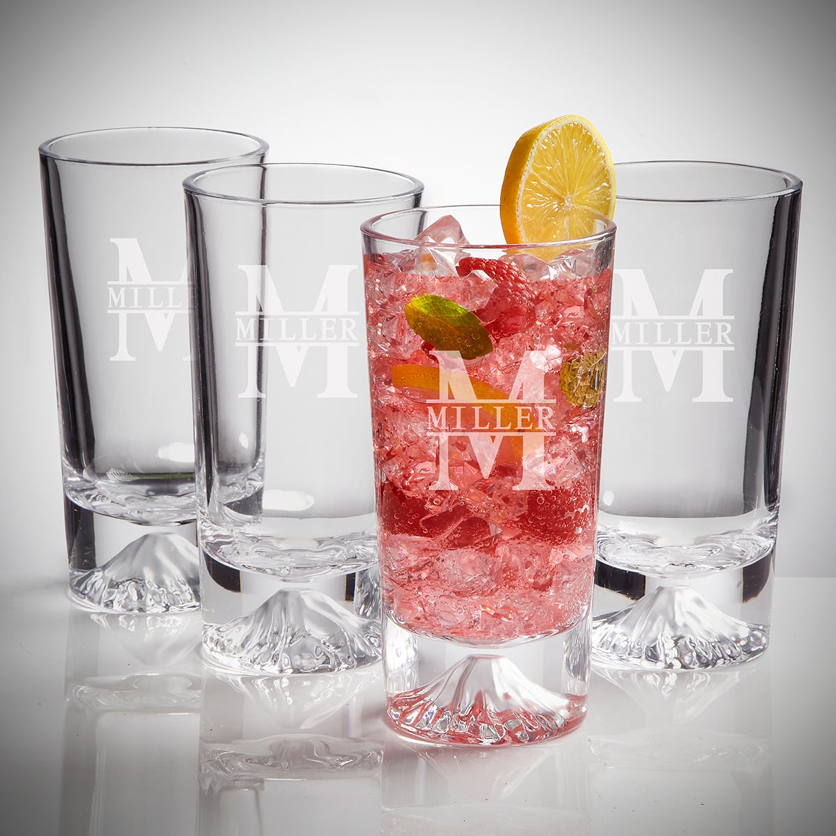 Mt. Everest Custom Highball Glasses, Set of 2