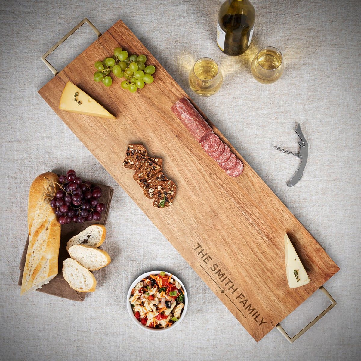 Walnut and Gold/White Epoxy Charcuterie Board Serving 2024 Board Cheese Tray