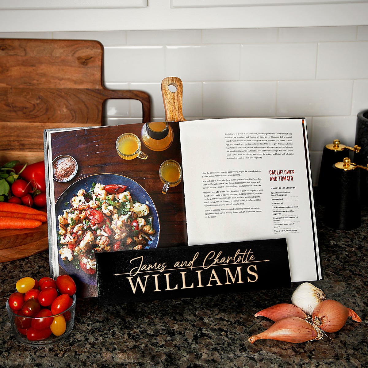 Norwood Personalized Cookbook Holder