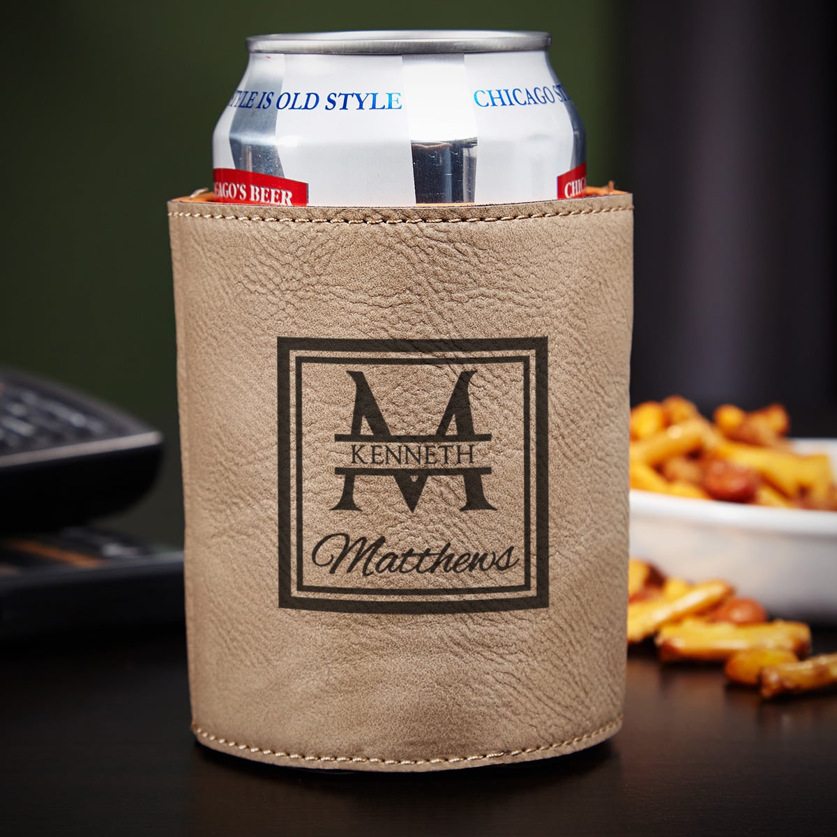 Personalized Can Cooler, Sand